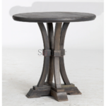 Milano Solid Wood Side Table Accent Table For Living Room Bedroom Hallway Brown 28x28x31 Inch | Buy Wooden Side Table Online | Buy Sofa Side Table Online | Side Table for Living Room | Soni Art