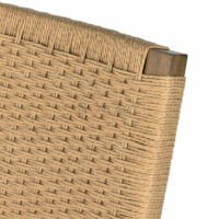 Sarve Solid Wood Rope Back Bar Stool with Performance Fabric – Soni Art - Image 7