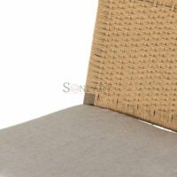 Sarve Solid Wood Rope Back Bar Stool with Performance Fabric – Soni Art - Image 9