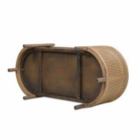 London Solid Wood Bench With Storage Shelf Underneath - Image 6