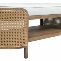 London Solid Wood Bench With Storage Shelf Underneath - Image 9