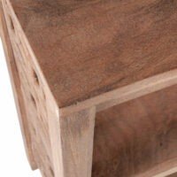 Mosaic Solid Wood Bookcase Set – 2-Tier 3-Tier Geometric Shelving Units for Living Room Office | Soni Art - Image 7