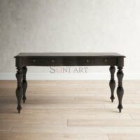 Siesto Solid Wood Writing Desk Soni Art - Image 3