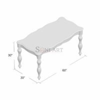 Siesto Solid Wood Writing Desk Soni Art - Image 4