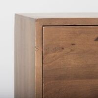 Rochelle Medium Brown Solid Mango Wood 6 Drawer Sideboard Cabinet - Image 7