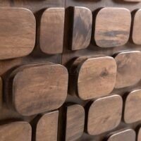 Natora Walnut Solid Wood Accent Sideboard - Image 7