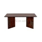Miramar Solid Sheesham Wood Coffee Table Size 44 x 26 x 18 | Buy Wooden Coffee Table Online | Wooden Centre Table | Coffee Table for Living Room | Solid Wood Coffee Table | Soni Art