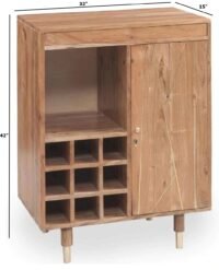 Carroll Wooden Wine Cabinet - Image 3