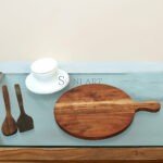 Plush Chopping Board Cum Serving Plate Wooden