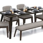 Oslo Solid Wood Dining Set of 6 Seater Brass Inlay Table | 6 Seater Wooden Dining Set | Solid Wood Dining Set | Bone Inlay Dining Table | Dining Table with Bench | Wooden Chair & Table Set | Soni Art