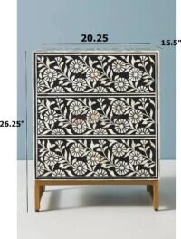 Gulab Bone Inlay Chest of Drawers for Living Hallway Bedroom - Image 3