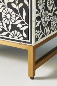 Gulab Bone Inlay Chest of Drawers for Living Hallway Bedroom - Image 4