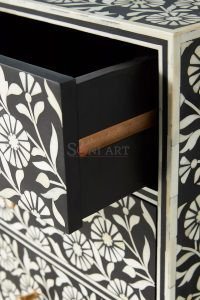 Gulab Bone Inlay Chest of Drawers for Living Hallway Bedroom - Image 5