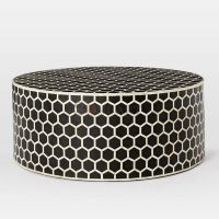 HexaHive Soni Art Bone Inlay Round Coffee Table For Living Room Hallway - Image 3