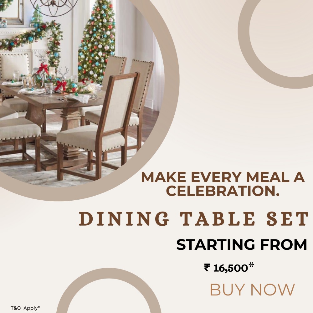 Soni Art Dining Table Set Banner Mobile | Soni Art