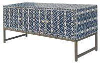 Soni Art Indigo Maze Bone Inlay TV Cabinet - Image 4