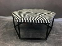 Vortex Hexagon Bone Inlay Center Table for Living Room Hallway - Image 4