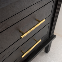 Isen Solid Wood Textured Bedside Table - Image 4