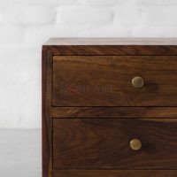 Ivan Solid Wood Bedside Table For Bedroom - Image 4