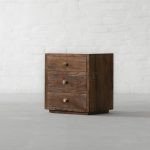 Ivan Solid Wood Bedside Table For Bedroom | Wooden Bedside Table Online | Bedside Table with Drawers | Bedside Cabinet | Soni Art