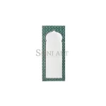Moroccan Green Bone Inlay Arch Mirror | Bone Inlay Wall Mirror | Alhambra Wall Mirror | Soni Art