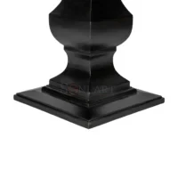 Noir Royale Black Bone Inlay Round Dining Table – Luxury Pedestal Base - Image 5