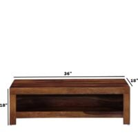Dallas Solid Wood Coffee Table - Image 3