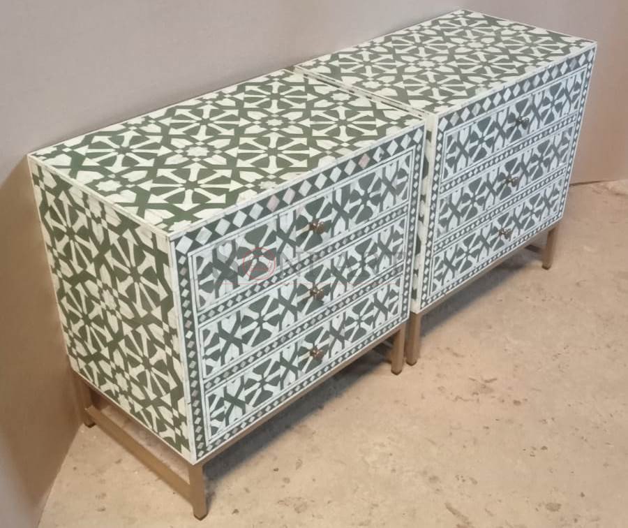 Bone Inlay Furniture Real Image from Warehouse | Soni Art