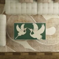 Emerald Crane Luxury Bone Inlay Coffee Table - Image 2