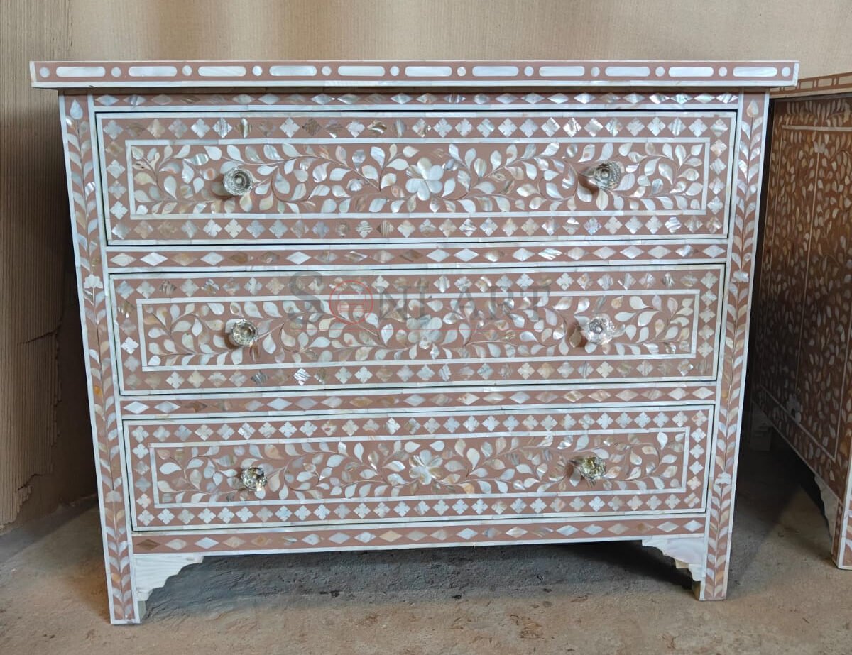 Mother of Pearl Furniture Real Image from Warehouse 1 e1780040044886 | Soni Art