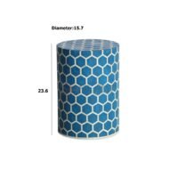 HexaHive Bone Inlay Accent Table - Image 2