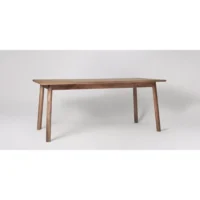 Cona Solid Wood Table With Round Legs